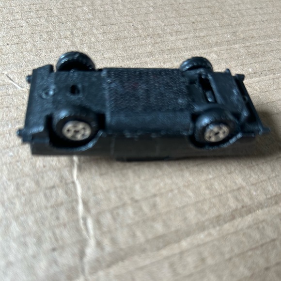 Vintage matchbox black car race car hot wheels hot rod Velcro on bottom - Picture 8 of 8